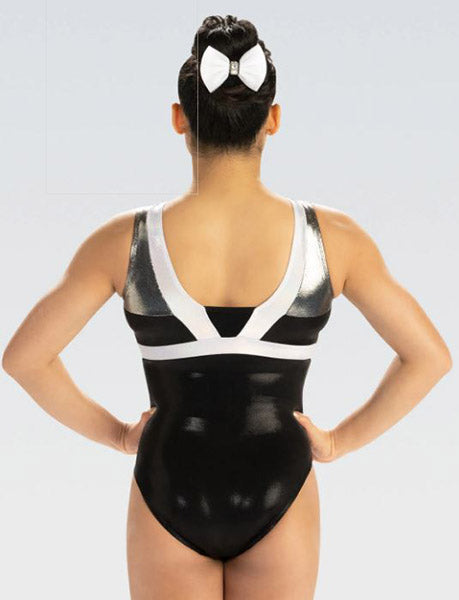 GK Elite 3799 Black Tie Tank Gymnastics Leotard