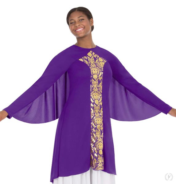 Eurotard 49894 Adult Praise Dance Wing Tunic-CLEARANCE