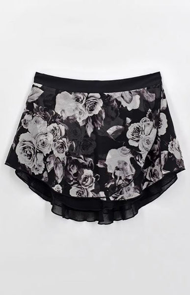 AK Dancewear AK2in1 Pull-on Skirt in Rose Garden ∙ Night Bloom