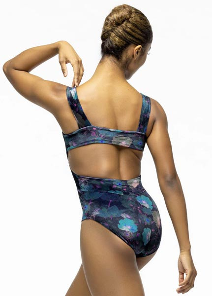 Eleve Jackie Leotard Belladonna Velvet Back