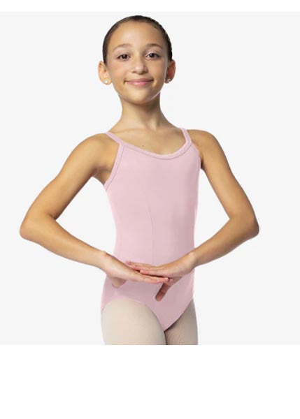 So Danca SL03 Pratish Child Camisole Leotard With Princess Seams Light Pink 