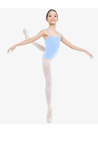 So Danca SL05 Steffi Child Camisole Leotard With Pinch Front Light Blue