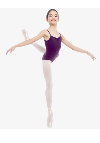 So Danca SL05 Steffi Child Camisole Leotard With Pinch Front Dark Purple