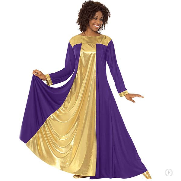 Eurotard Purple/Gold Adult Resurrection Dress 14820 Eurotard Purple/Gold Adult Resurrection Dress 14820