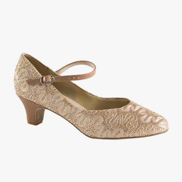 So Danca BL116 Rachelle 1.5" Heel Classic Ballroom Shoe Sparkle Gold