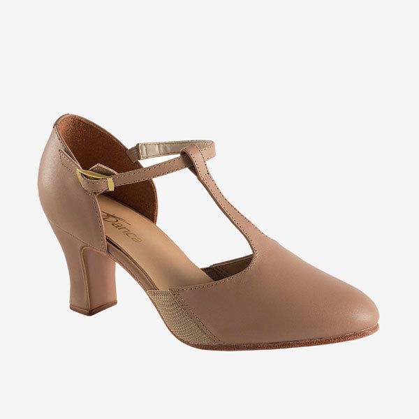 So Danca CH57 2.5" Heel Suede T-Strap Soul Character Shoe