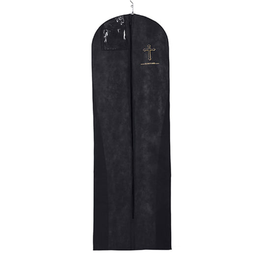 CLEARANCE - Garment Bag with ID Pouch &amp; Imprinted Gold Cross - Eurotard - 13CB
