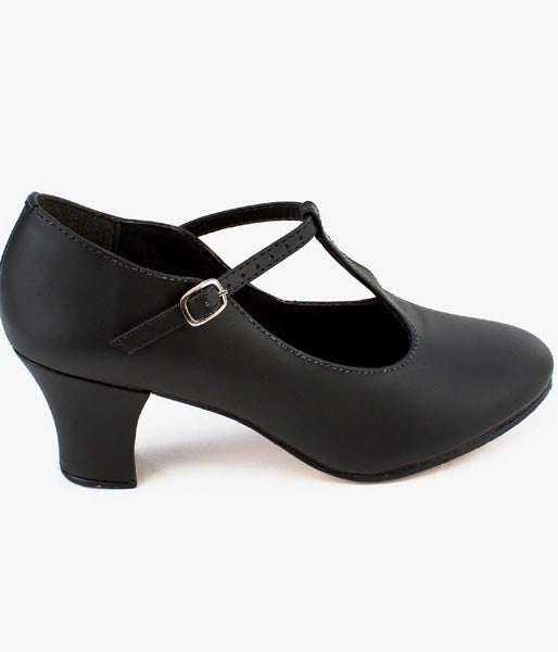 So Danca T-Strap Character Shoe Black