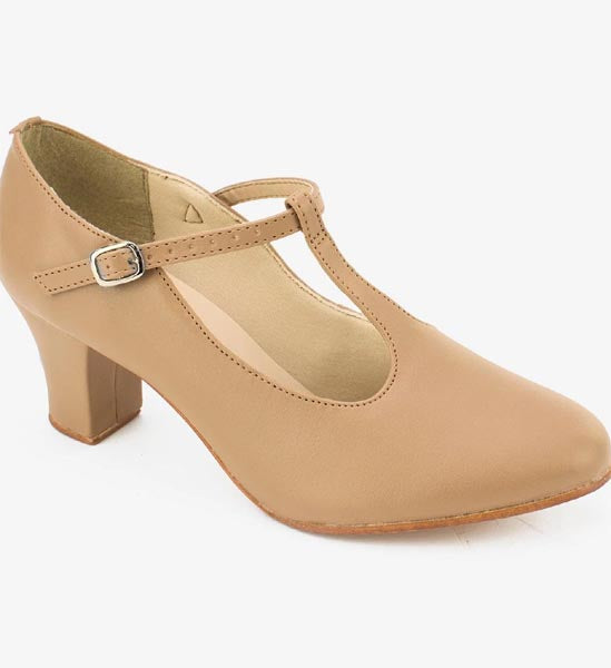 So Danca T-Strap Character Shoe Caramel