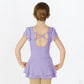 Eurotard Girls Ruffle Sleeve Dance Dress 0206 Lilac