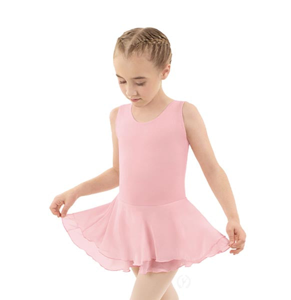 Eurotard Girls Cotton Lycra® Tank Dance Dress 10466 Pink