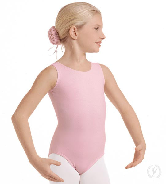 Eurotard 1089 Girls Cotton Lycra® Tank Leotard Pink