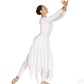 Eurotard 13805 Princess Seam Handkerchief Dress - CLEARANCE White