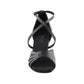 Very Fine 1601 Black Leather & Black Mesh 2" Ballroom Shoes
