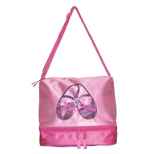 Horizon Dance 3401 Satin & Sequins Ballet Shoes Duffel