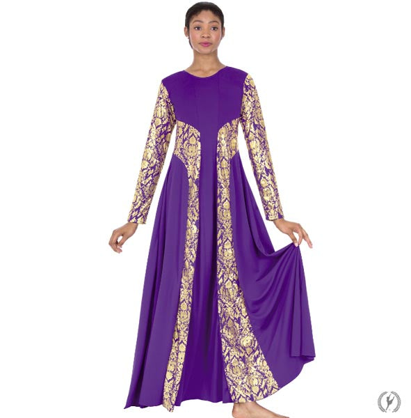 Eurotard 49892 Revival Collection Praise Dress - CLEARANCE Purple