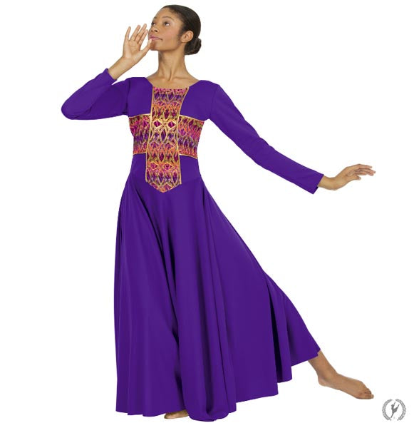 Eurotard 63566 Joyful Praise Dress - CLEARANCE Purple