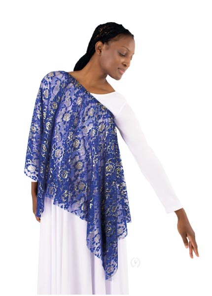 Eurotard 65768 Womens Heavenly Lace 3-in-1 Overlay