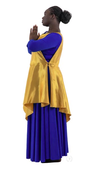 Eurotard B1104 Womens Rose of Sharon Satin Peplum Ephod