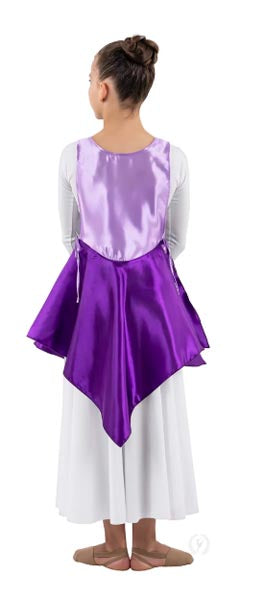Eurotard B1104 Womens Rose of Sharon Satin Peplum Ephod