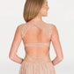 Body Wrappers TW316 Child Twinkle Open Back Attached Sweetheart Neck Dress Nude