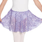 Eurotard 05283 Girls Enchanted Dreams Sequin Mesh Pull On Skirt Lilac
