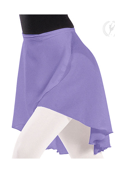 Eurotard 10126 Womens High Low Chiffon Wrap Skirt Lilac