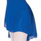 Eurotard 10126 Womens High Low Chiffon Wrap Skirt Royal