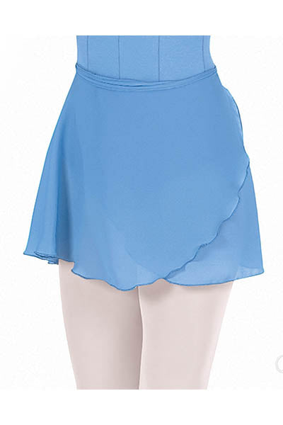 Eurotard 10362 Womens Chiffon Wrap Skirt Blue