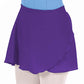 Eurotard 10362 Womens Chiffon Wrap Skirt Purple