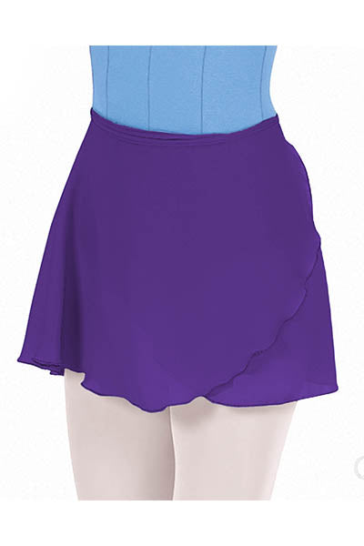 Eurotard 10362 Womens Chiffon Wrap Skirt Purple