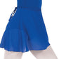 Eurotard 10362 Womens Chiffon Wrap Skirt Royal