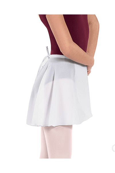 Eurotard 10362 Womens Chiffon Wrap Skirt White