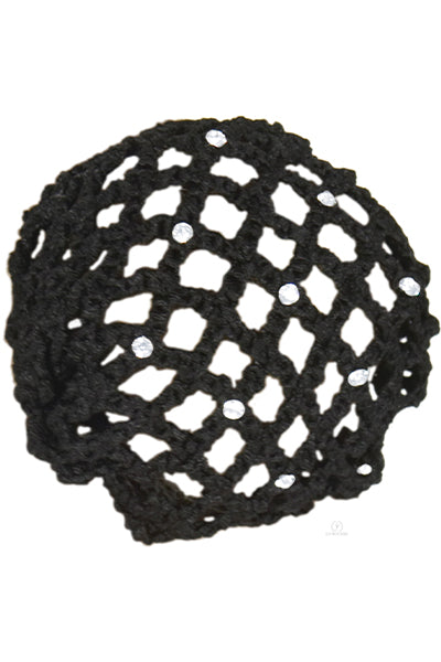 Eurotard 272R Rhinestone Bun Cover Black