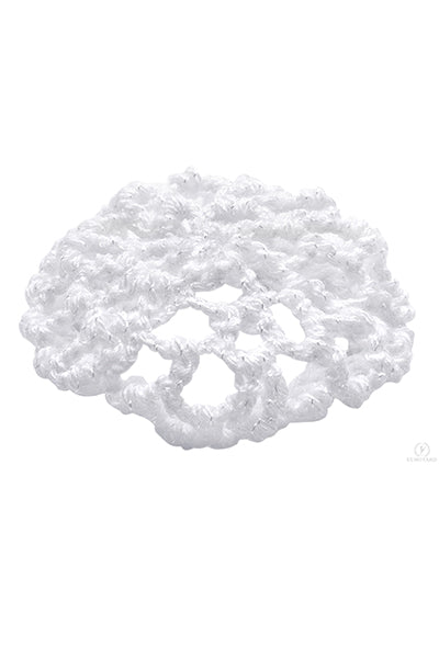 Eurotard 272 Hand Crocheted Bun Cover White