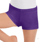 Eurotard 44335C Girls Microfiber Booty Shorts Purple