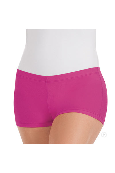 Eurotard 44335 Womens Microfiber Booty Shorts Fuschia