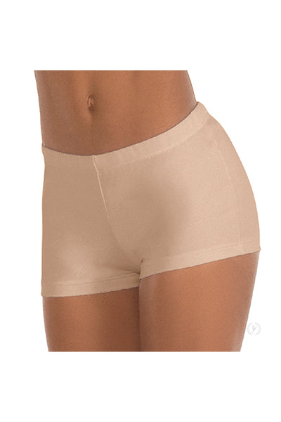 Eurotard 44335 Womens Microfiber Booty Shorts Nude