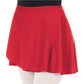 Eurotard 44362 Womens Microfiber Opaque Wrap Skirt Red