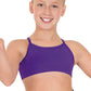 Eurotard 44561 Girls Front Lined Camisole Bra Top Purple
