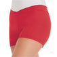 Eurotard 44754 Womens Microfiber V Front Booty Shorts Red