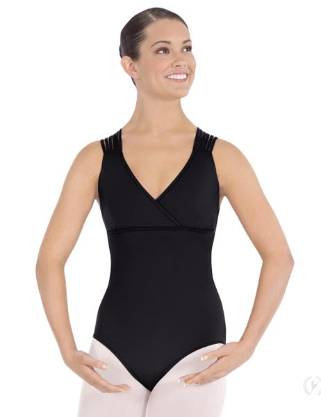Eurotard 4493 Womens Strappy Back Leotard Black