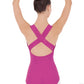 Eurotard 4493 Womens Strappy Back Leotard Fuschia Back