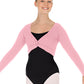 Eurotard 72519 Womens Soft Knit Twist Front Mini Ballet Sweater  Pink