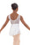 Eurotard 78121C Girls Impression Mesh High Low Pull On Mini Ballet Skirt White Back