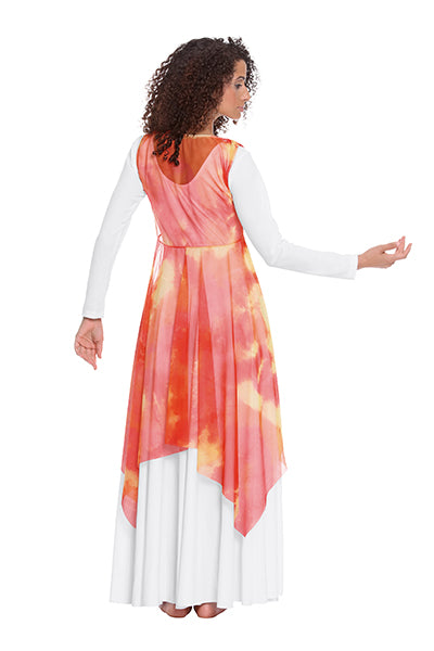 Eurotard 84118 Womens Ignited Glory Wrap Front Praise Overlay Fire