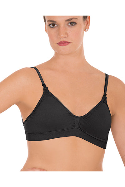 Eurotard 95623 Womens Seamless Padded Bra by EuroSkins Black