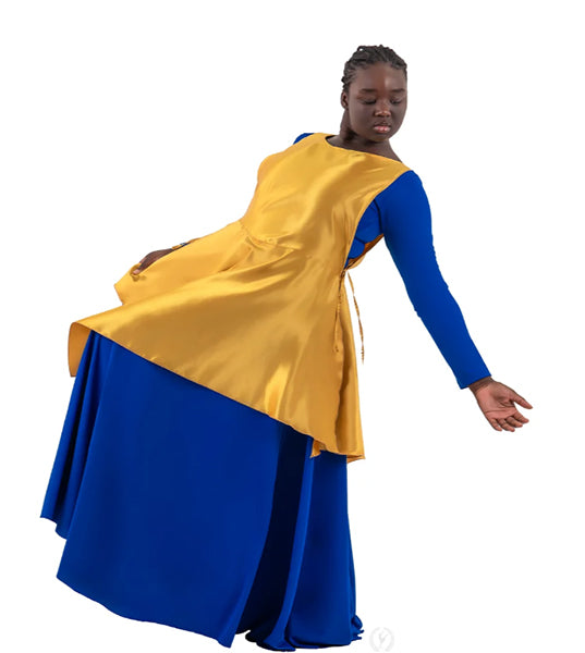 Eurotard B1104C - Girls Rose of Sharon Satin Peplum Ephod