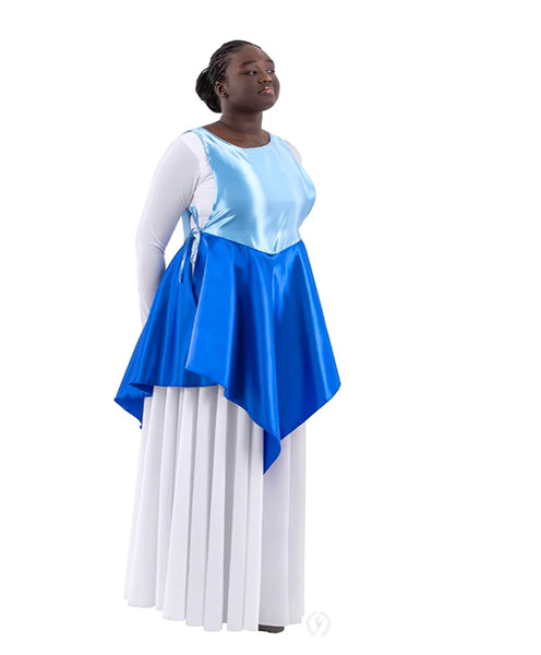 Eurotard B1104C - Girls Rose of Sharon Satin Peplum Ephod