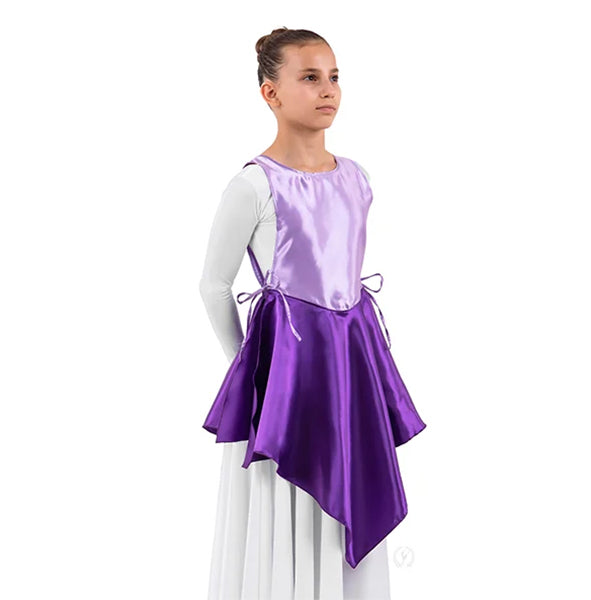 Eurotard B1104C - Girls Rose of Sharon Satin Peplum Ephod
